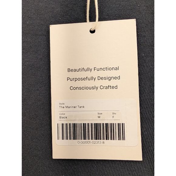 NWT Everlane The Mariner Tank in Black size Medium - Picture 5 of 7